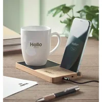 încărcător wireless mug warmer personalizat, vedere zona de personalizare