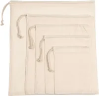 Geantă Kimood Sliding Drawstring IN Organic Cotton personalizată, natural, în context