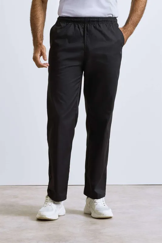 Pantaloni unisex Premier Essential Chef S Trousers personalizați, pe model