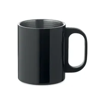 Cană cu perete dublu 300 ml personalizată, negru