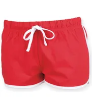 Pantaloni scurți copii SF Clothing Retro Shorts personalizați, roșu