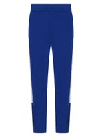 Pantaloni unisex Finden + Hales Adult S Knitted Tracksuit Pants personalizați, albastru