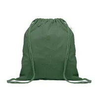 Pungă bumbac reciclat 140 g/m² MO24202-3 personalizată, verde închis