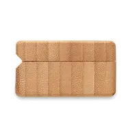 Căști TWS în cutie de bambus personalizate
