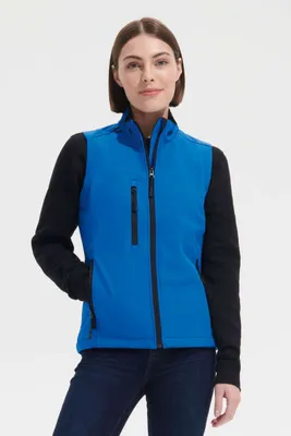 Jachetă softshell damă SOL'S Rallye Sleeveless Softshell personalizată