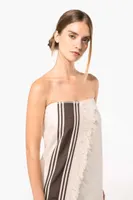 Prosop Kariban Fouta personalizat, pe model