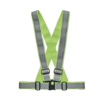 Centură reflectorizantă reglabi personalizată, verde neon