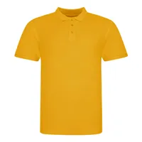 Tricou polo unisex Just Polos The 100 personalizat, maro