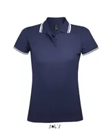 Tricou polo damă SOL'S Pasadena personalizat, albastru