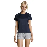 SPORTY WOMEN T-SHIRT  140g personalizat, french navy