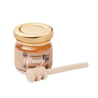 Borcan de miere din flori 50gr personalizat, vedere detaliu