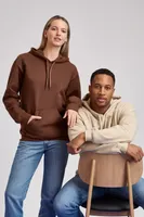 Hanorac unisex Gildan Softstyle™ Midweight Fleece Adult personalizat, pe model