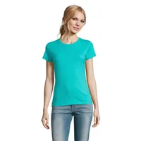 Tricou IMPERIAL WOMEN 190g personalizat, albastru caraibe