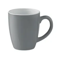Cană ceramică colorată personalizată, gri