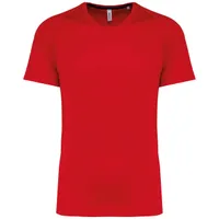 Tricou bărbați Proact Recycled Round Neck Sports personalizat, roșu