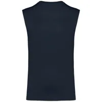 Tricou bărbați Kariban Eco-friendly Sleeveless personalizat, albastru
