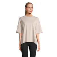 Tricou damă Sol's Boxy Tricou Oversized personalizat, linen twin