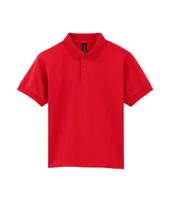 Tricou polo copii Gildan Dryblend® Jersey personalizat, roșu