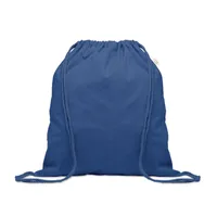 Pungă bumbac reciclat 140 g/m² MO24202-3 personalizată, albastru regal