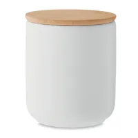 Lumânare din ceară vegetală 200 gr personalizat, vedere lateral
