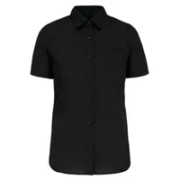 Cămașă damă Kariban Judith Short-sleeved personalizată, negru