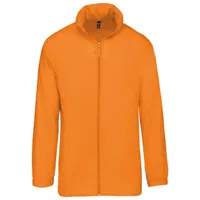 Jachetă unisex Kariban Unlined Windbreaker personalizată, portocaliu
