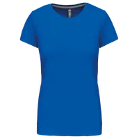 Tricou damă Kariban Short Sleeve Crew Neck personalizat, albastru