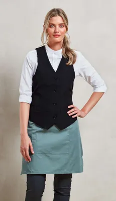 damă Premier Lined Polyester Waistcoat
