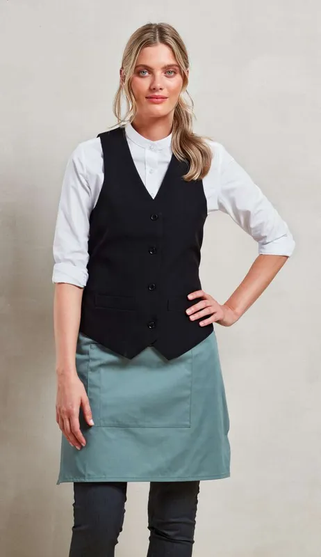damă Premier Lined Polyester Waistcoat