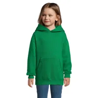 Pulover cu glugă SLAM KIDS personalizat, kelly green