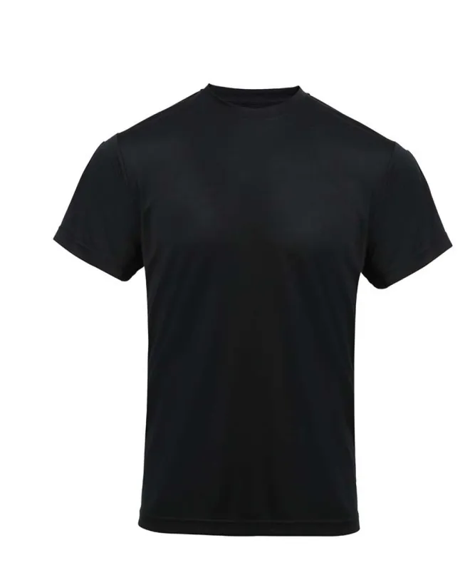 Tricou unisex Premier Coolchecker® Chef S (mesh Back) personalizat, negru