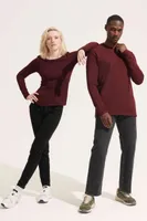 Tricou cu mânecă lungă bărbați SOL'S Monarch Round Collar personalizat, pe model