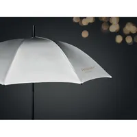 Umbrelă reflectorizantă personalizată, vedere zona de personalizare