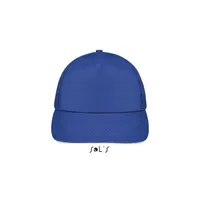 SUNNY FIVE PANEL CAP 180g personalizat, albastru regal/blank