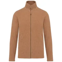 Jachetă unisex Kariban Falco Full Zip Microfleece personalizată, maro