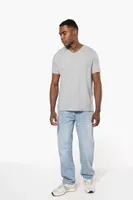Tricou bărbați Kariban Short-sleeved V-neck personalizat, pe model