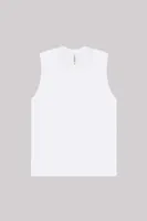 Tricou unisex Bella Jersey Muscle Tank personalizat, alb