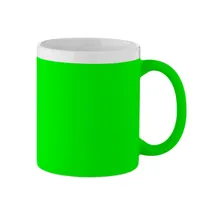 Cană ceramică 300ml personalizată, verde neon