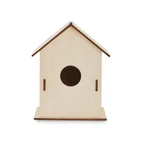 DIY kit casă de păsări din lemn personalizat, vedere detaliu
