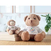 Ursuleț de pluș Teddy personalizat, vedere zona de personalizare