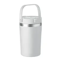 Pahar cu perete dublu 350 ml personalizat, alb
