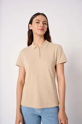 Tricou polo damă iDeal Basic Pique personalizat