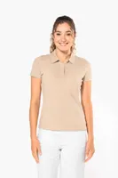 Tricou polo damă Kariban Organic 180 Piqué personalizat, pe model