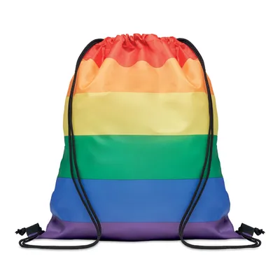 Rucsac RPET curcubeu personalizat