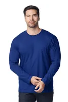 Tricou cu mânecă lungă unisex Gildan Softstyle™ Adult personalizat, pe model