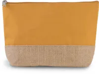 Geantă Kimood Canvas & Jute Pouch personalizată, portocaliu, în context