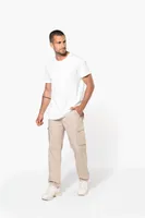 Pantaloni bărbați Kariban Lightweight Multipocket Trousers personalizați, pe model