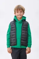 Vestă copii SOL'S Stream BW Lightweight Padded Bodywarmer personalizată, pe model