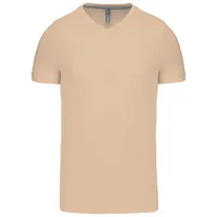 Tricou bărbați Kariban Short-sleeved V-neck personalizat, natural