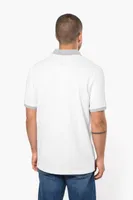 Tricou polo bărbați Kariban Two-tone Piqué personalizat, pe model